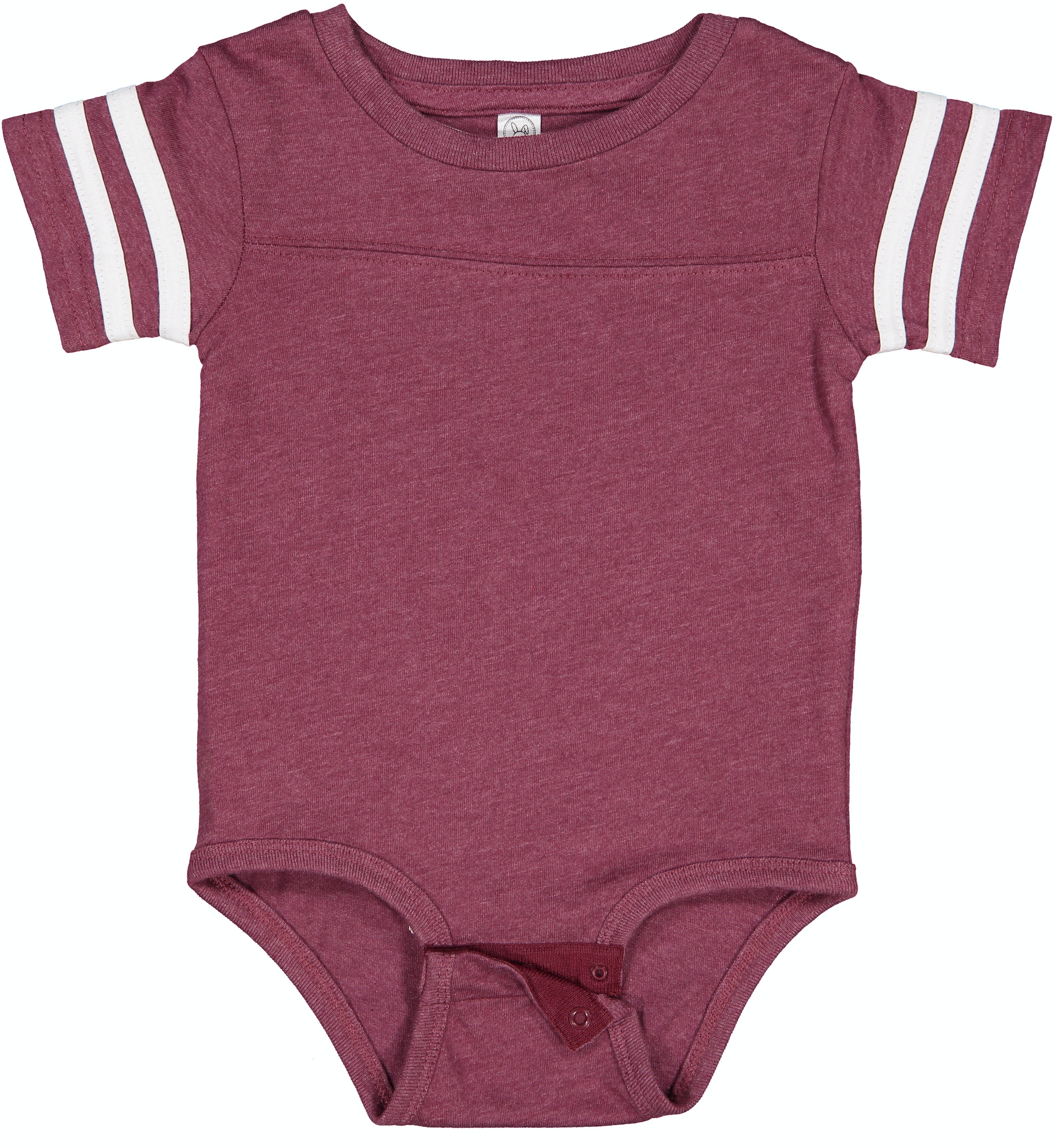 Infant Football Bodysuit - Vintage Burgundy / Blue White