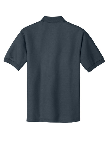 Unisex Silk Touch Polo - Steel Gray