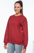 Unisex DryBlend® 50/50 Fleece Crew - Red