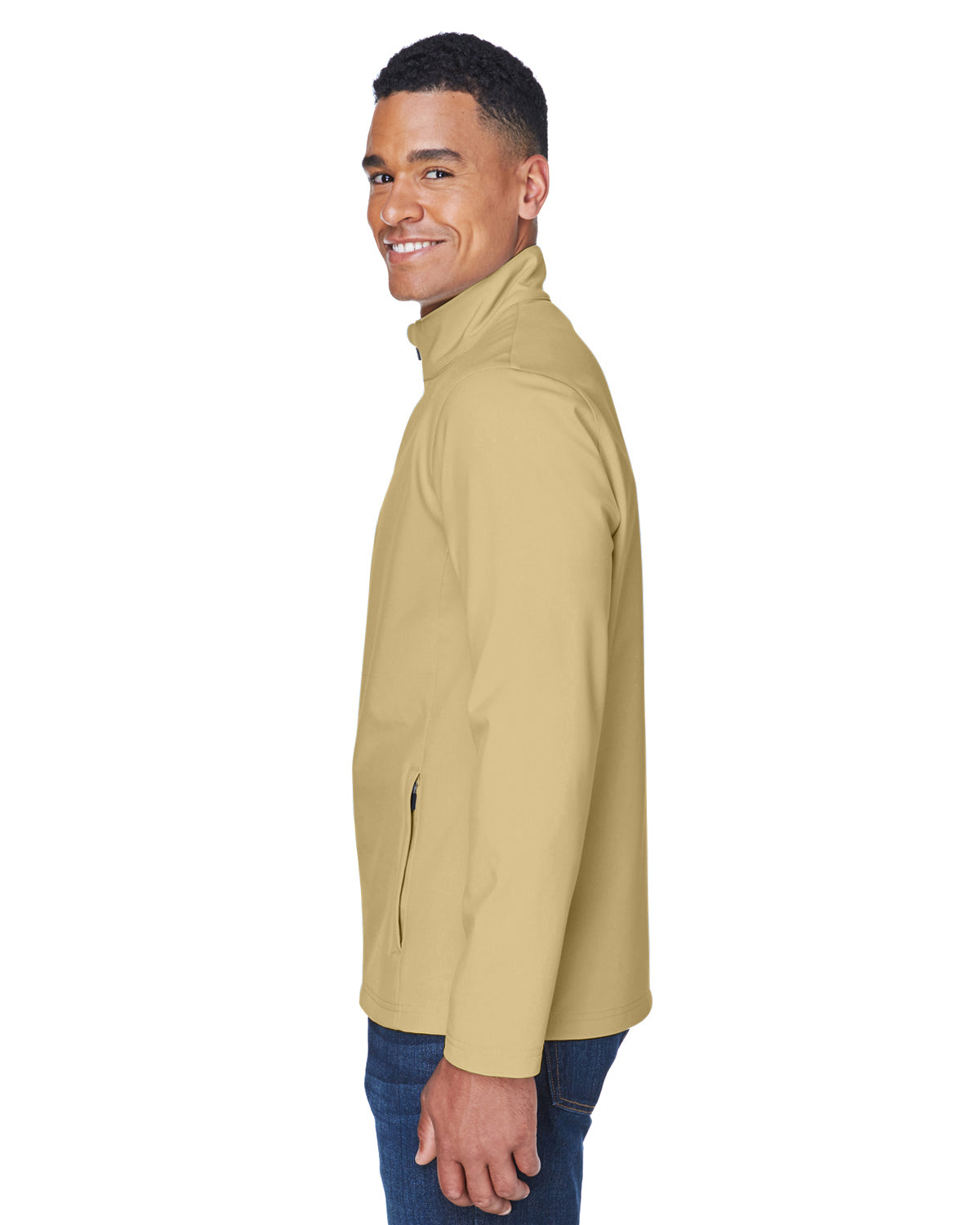 Men's Leader Soft Shell Jacket - Sport Vegas Gold