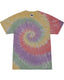 Tie-Dye CD100Y - Youth 100% Cotton T-Shirt - Zen Rainbow