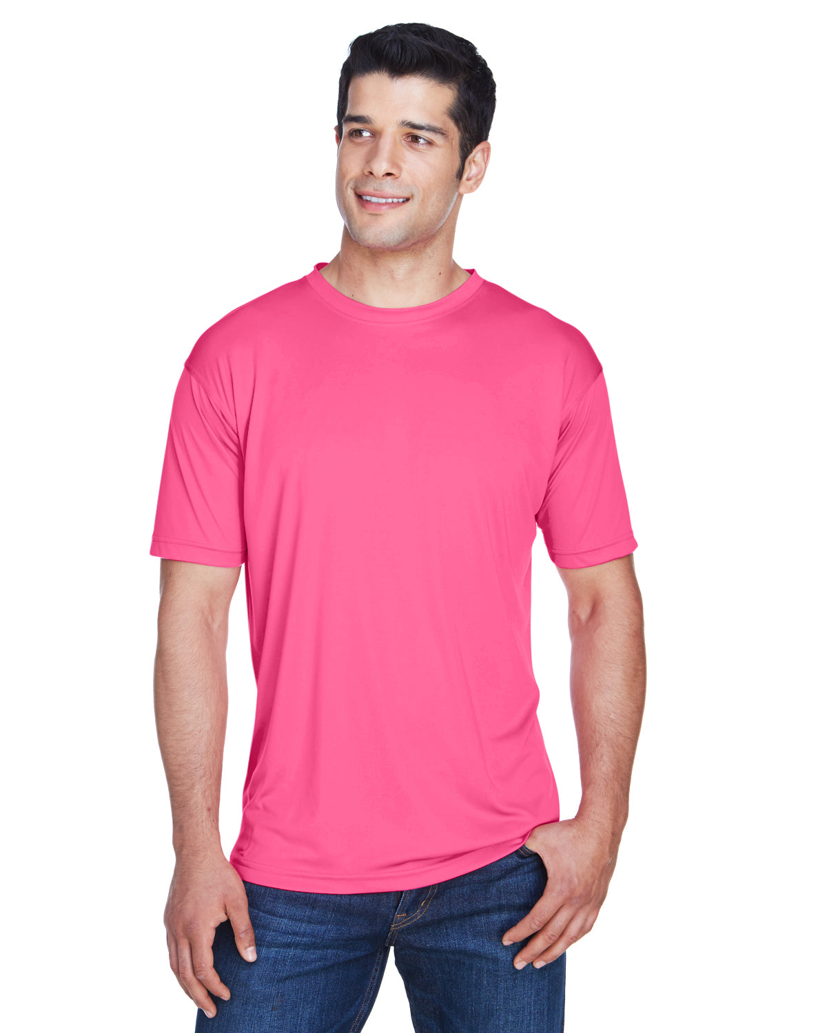 Men's Cool & Dry Sport Performance Interlock T-Shirt - Heliconia