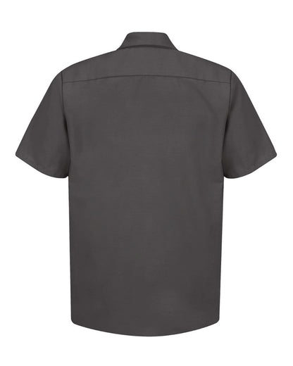 Industrial Short Sleeve Work Shirt - Charcoal