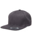 Yupoong 6089 - Unisex 6-Panel Structured Flat Visor Classic Snapback - Dark Heather
