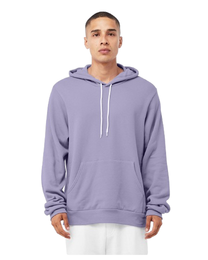 Unisex Sponge Fleece Pullover Hoodie - Dark Lavender
