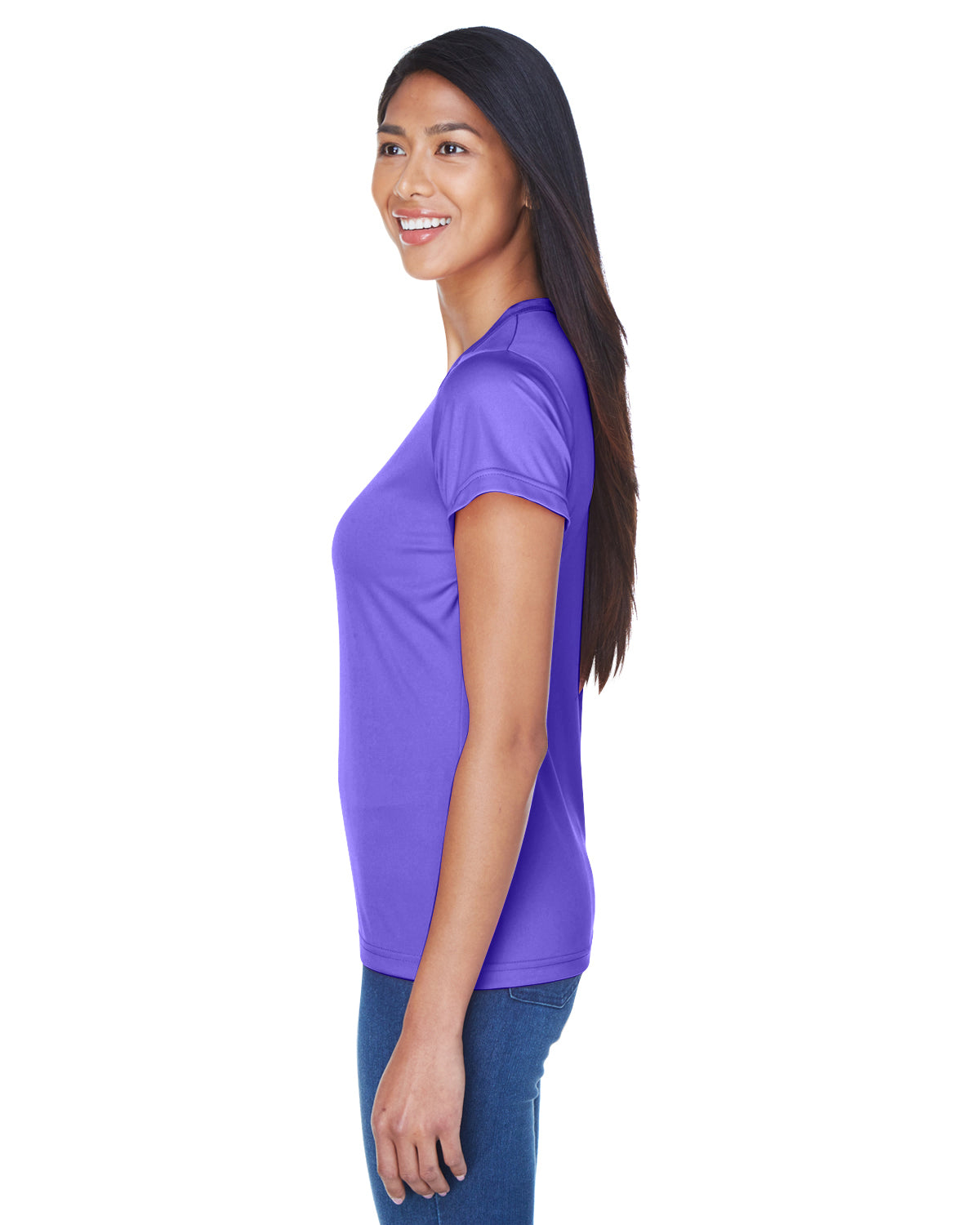 Women's Cool & Dry Sport Performance Interlock T-Shirt - Purple