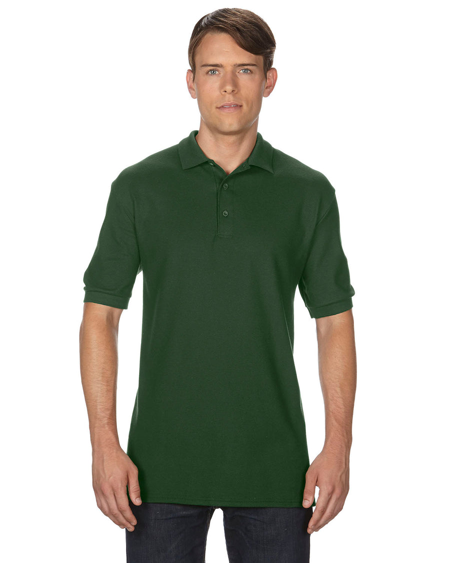 Unisex Premium Cotton®  Double Piqué Polo - Forest Green