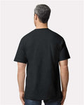 Gildan 2000T Black — on model back