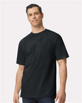Gildan 2000T Black — on model front