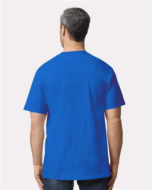 Gildan 2000T Royal — on model back