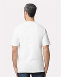 Gildan 2000T White — on model back
