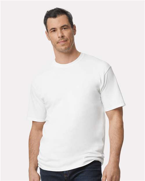 Gildan 2000T White — on model front