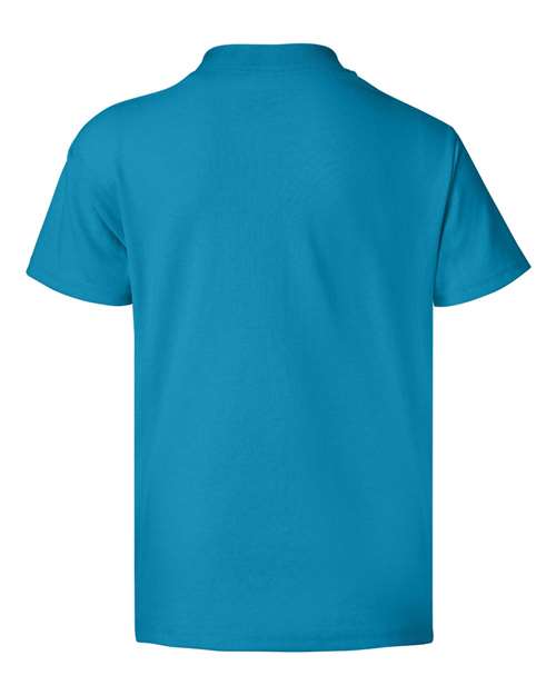 Hanes 5370 Teal — back