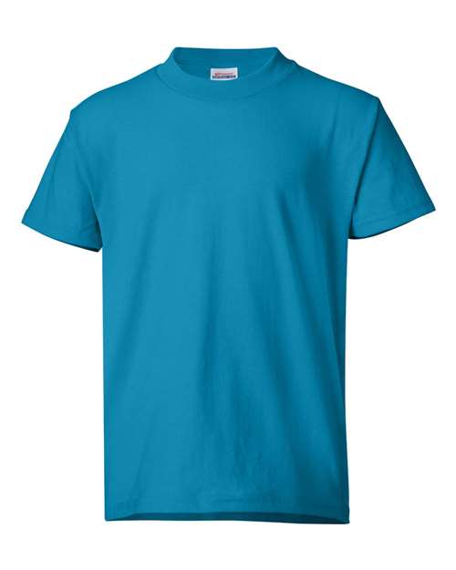 Hanes 5370 Teal — front