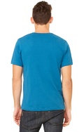 Unisex Deep V-Neck Jersey Tee - Deep Teal