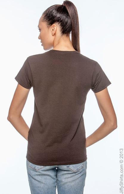 Women's Ultra Cotton® T-Shirt - Dark Chocolate
