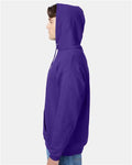 Hanes P170 Purple — on model side