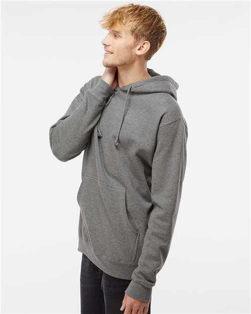 Independent Trading Co. IND4000 Gunmetal Heather — on model side
