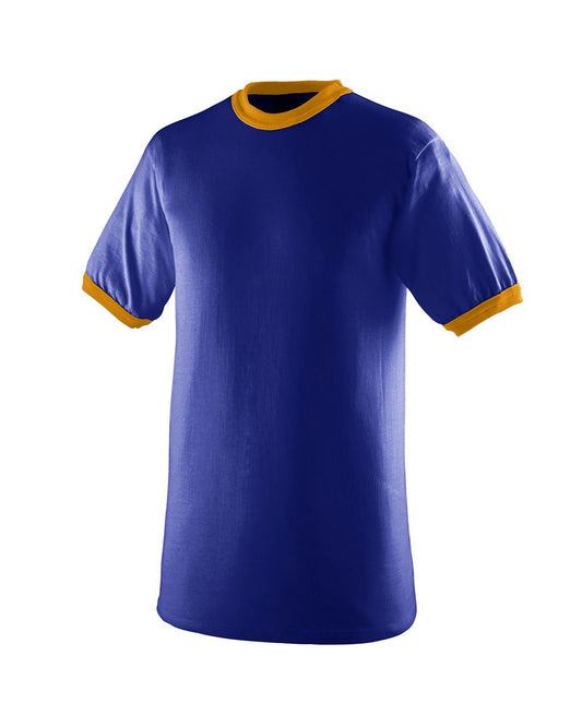 50/50 Ringer T-Shirt - Purple / Gold