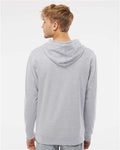 Independent Trading Co. SS4500 Grey Heather — on model back