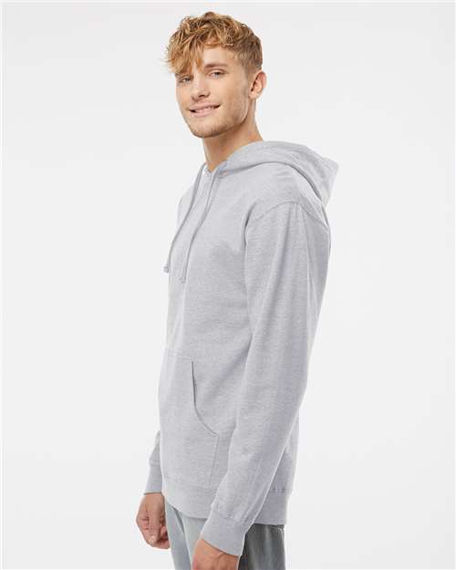 Independent Trading Co. SS4500 Grey Heather — on model side