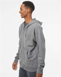 Independent Trading Co. SS4500Z Gunmetal Heather — on model side