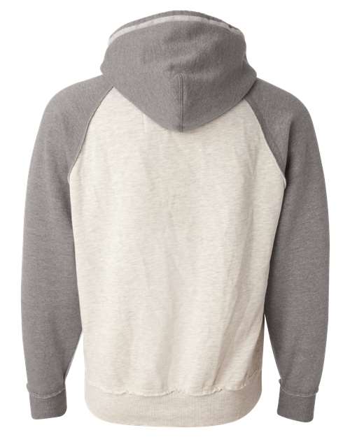 J. America 8885 Oatmeal Heather/ Smoke Heather — back