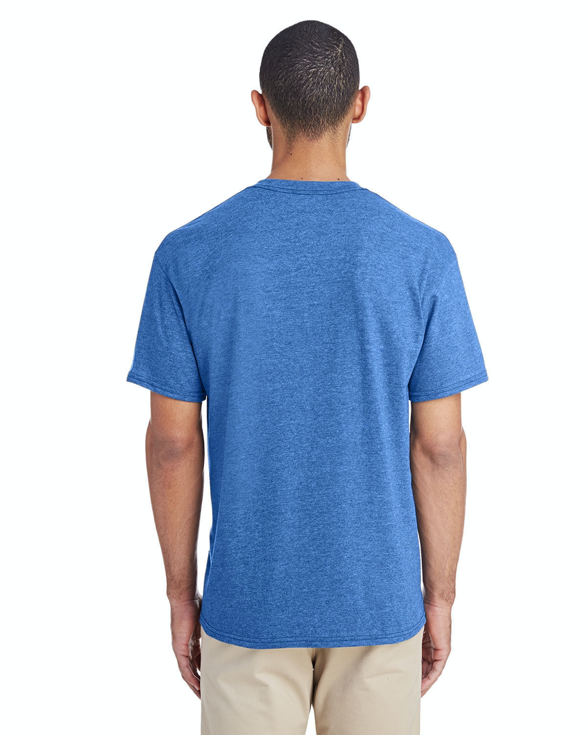 Unisex 50/50 T-Shirt - Heather Deep Royal