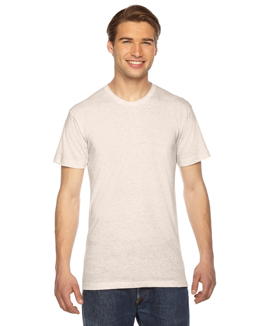 Unisex Triblend Short-Sleeve Track T-Shirt - Tri Oatmeal