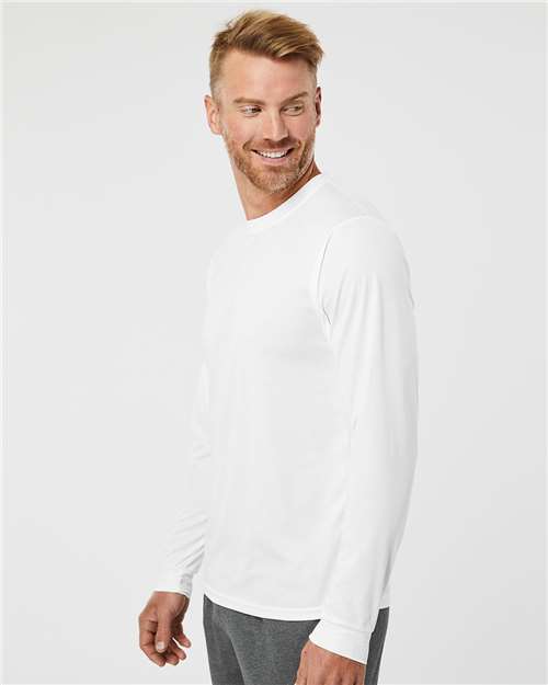 Augusta Sportswear 788 White — on model side