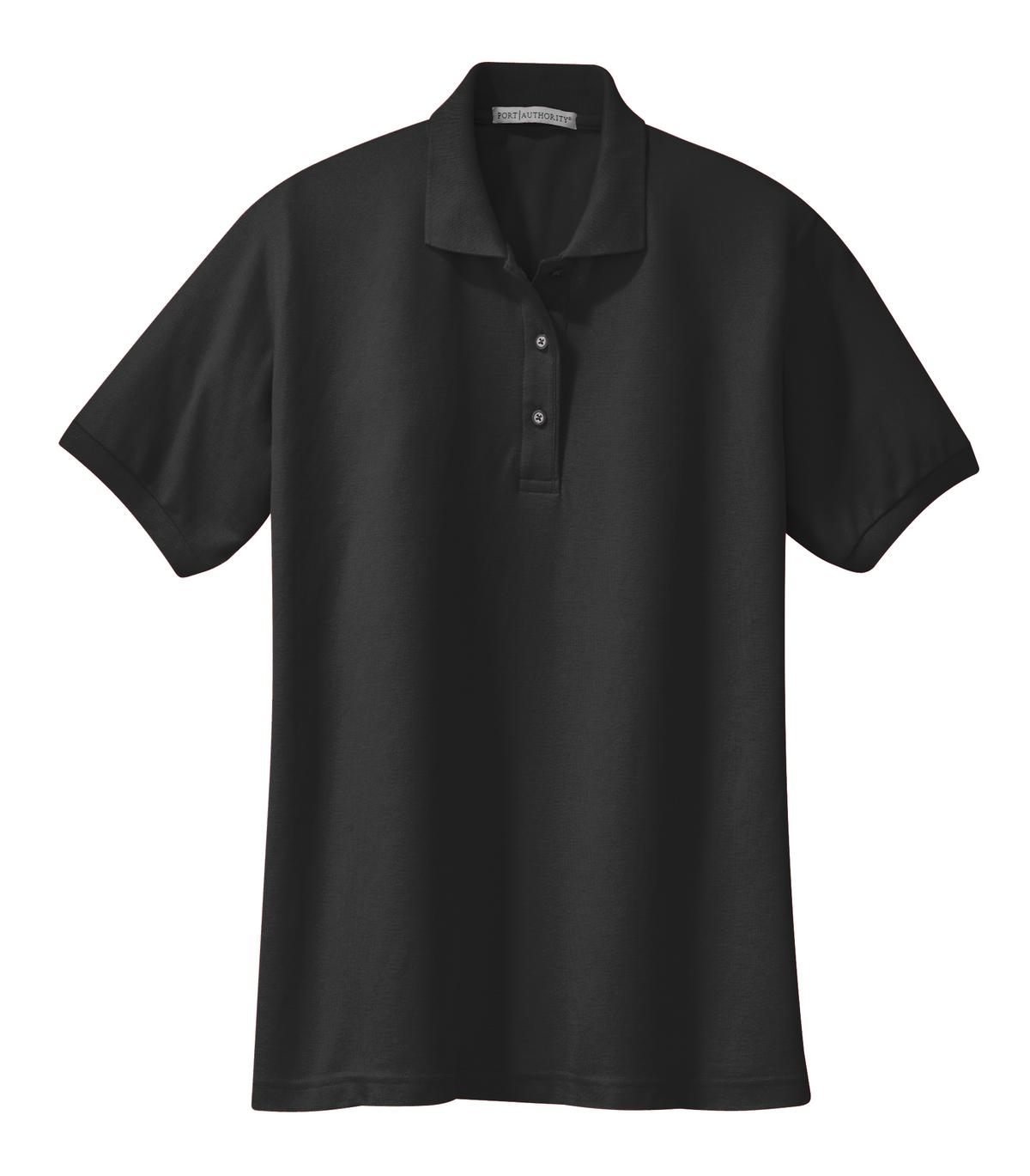 Women's Silk Touch Polo - Black