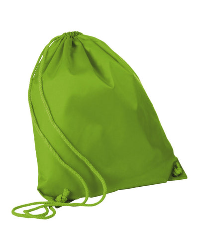 Large Drawstring Backpack - Lime Green