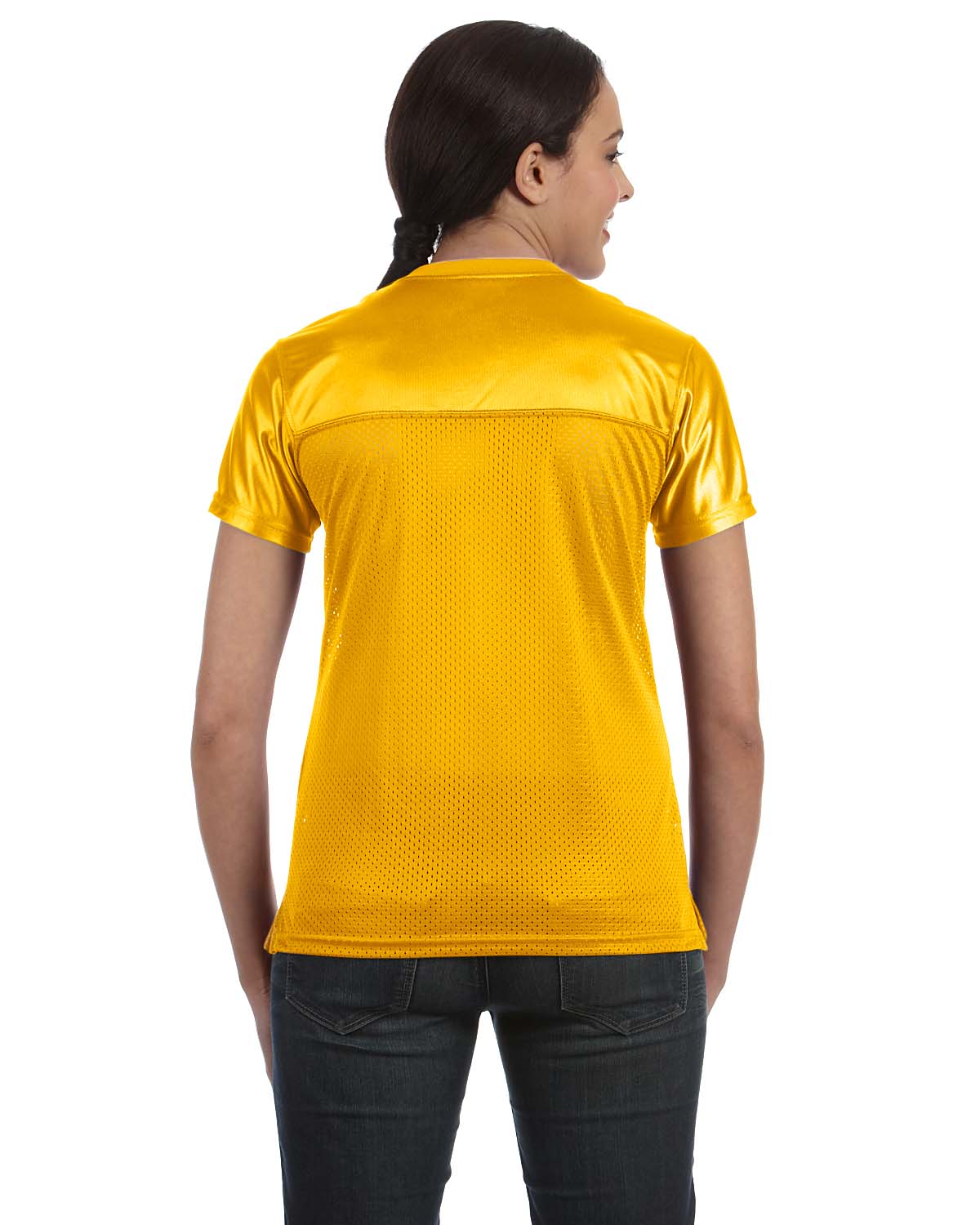 Women's Junior Fit Replica Football T-Shirt - Gold