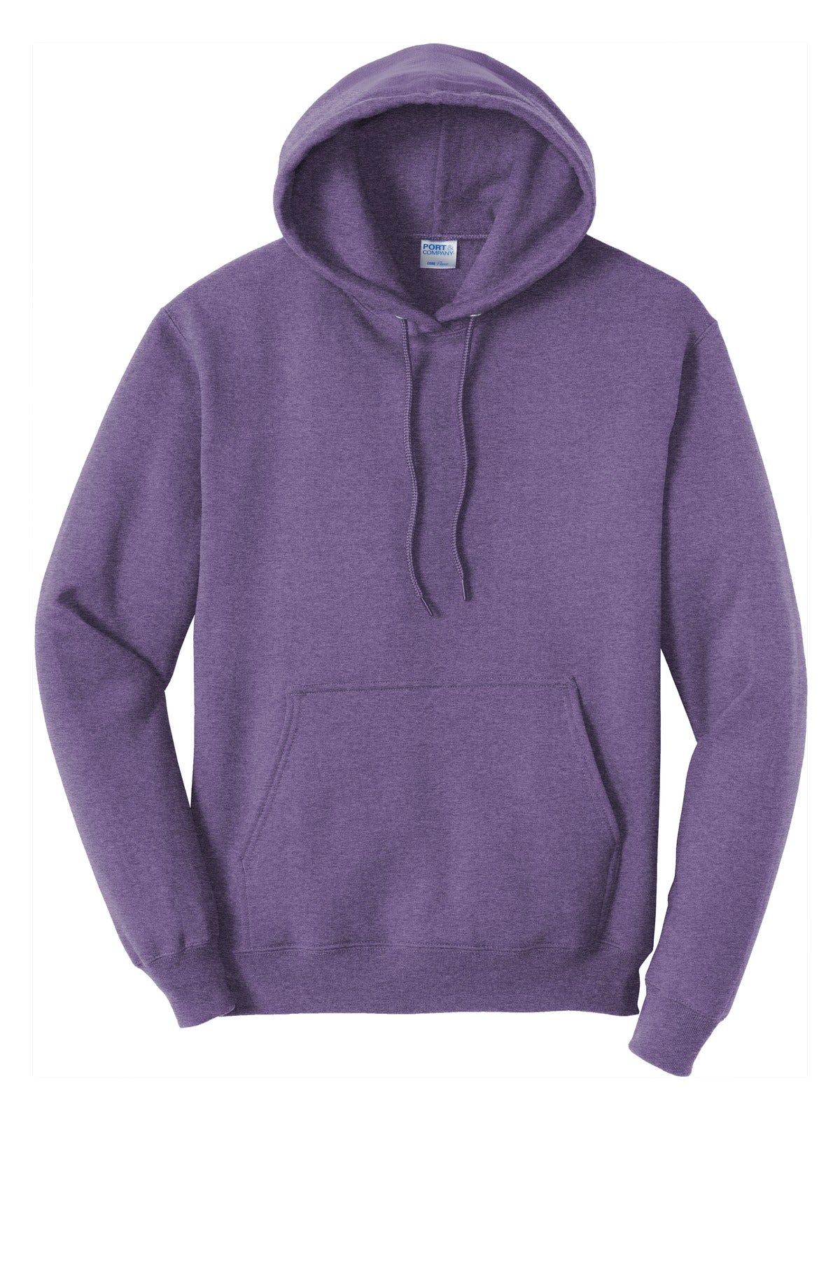 Unisex Core Fleece Pullover Hoodie - Heather Purple