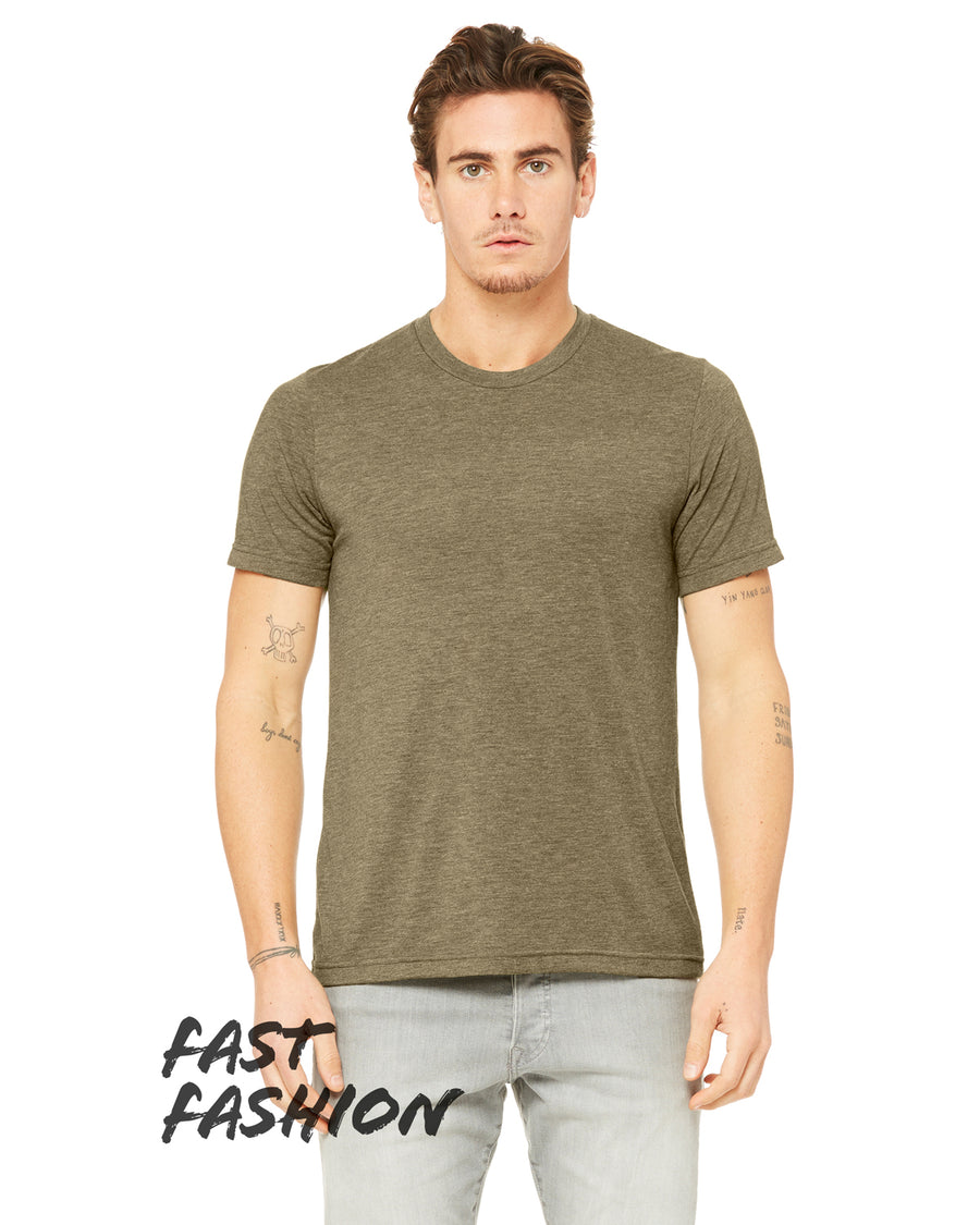 Unisex Viscose Fashion T-Shirt - Heather Olive