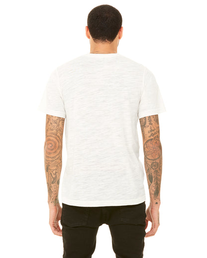 Unisex Poly-Cotton Short-Sleeve T-Shirt - Natural Slub