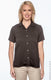 Harriton M570W - Women's Bahama Cord Camp Shirt - Black