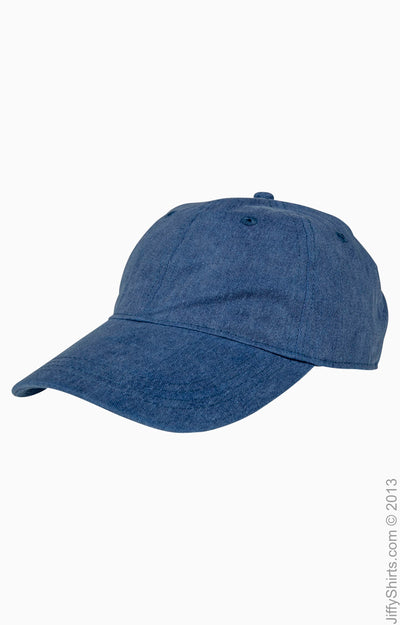 Pigment-Dyed Baseball Cap - Denim