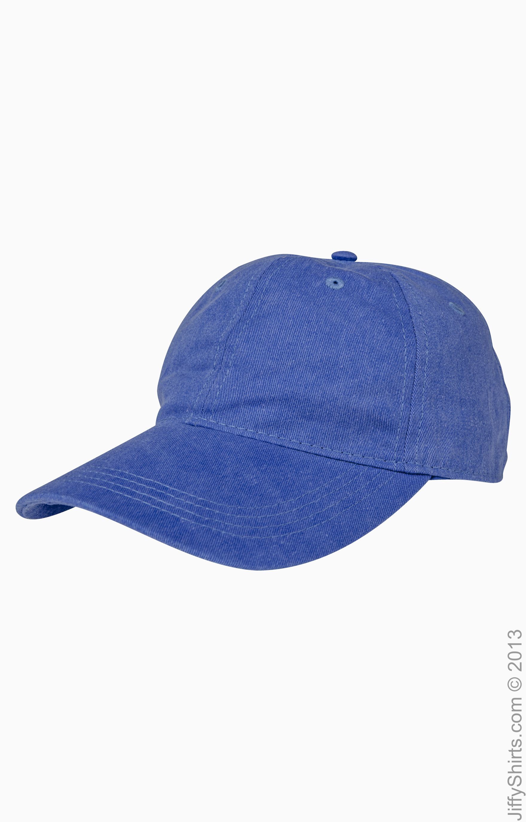 Pigment-Dyed Baseball Cap - Periwinkle