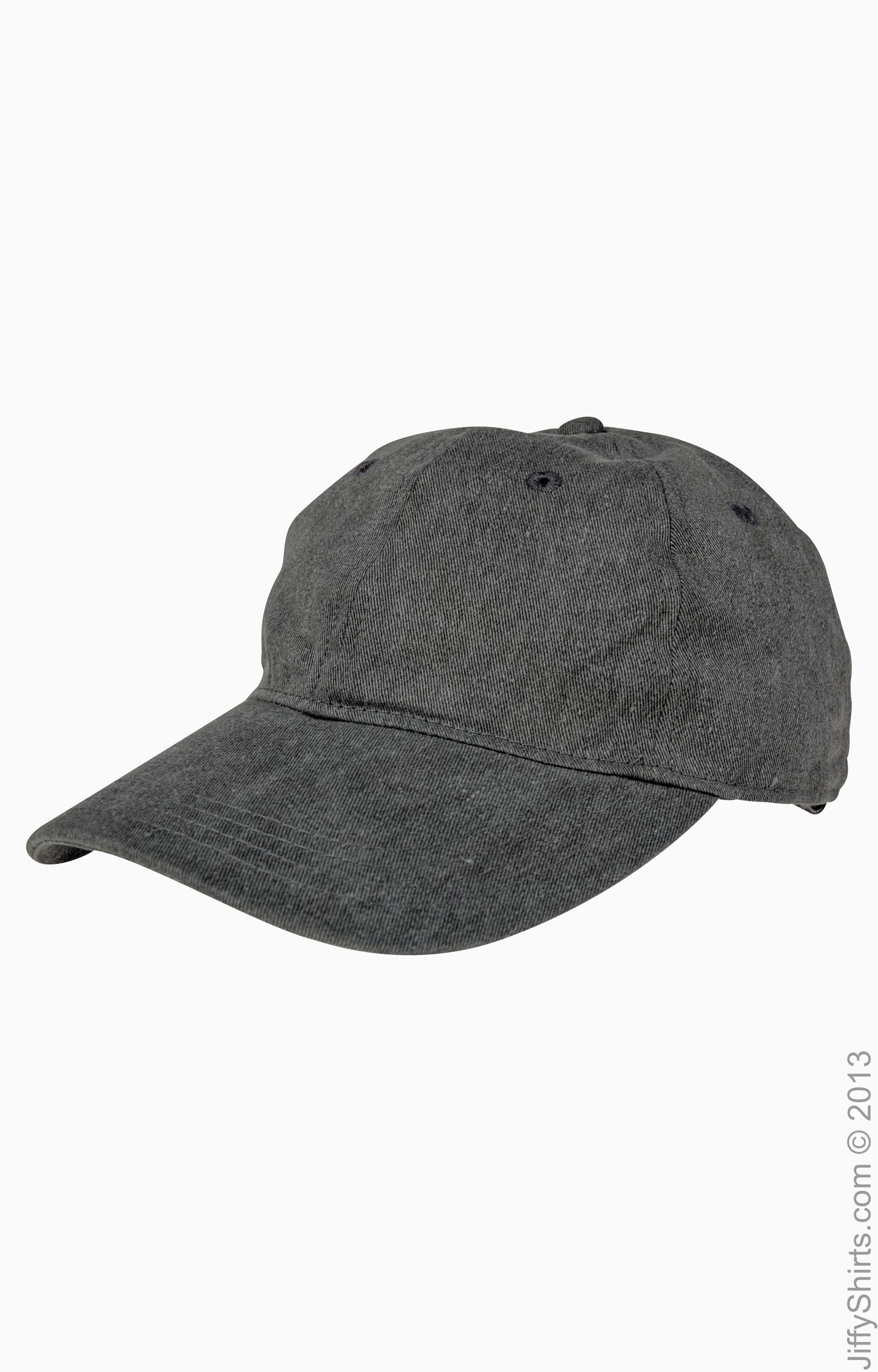 Pigment-Dyed Baseball Cap - Smoke