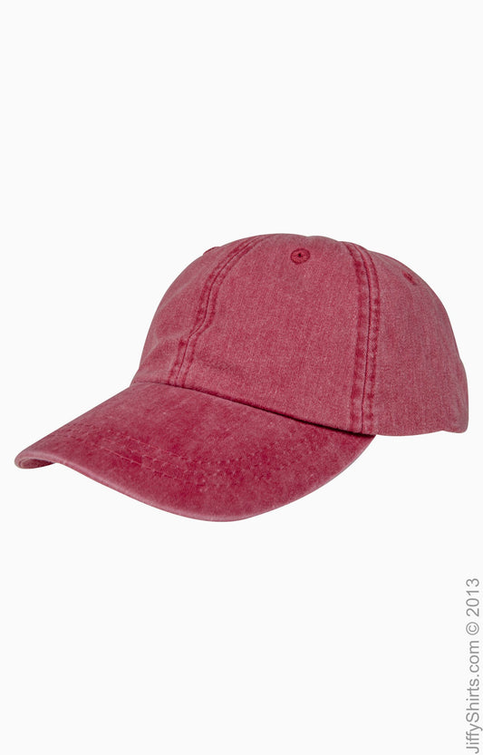 Optimum Pigment Dyed-Cap - Nautical Red