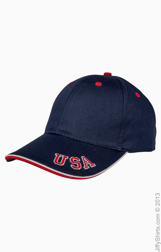 The National Cap - Navy / Red / White