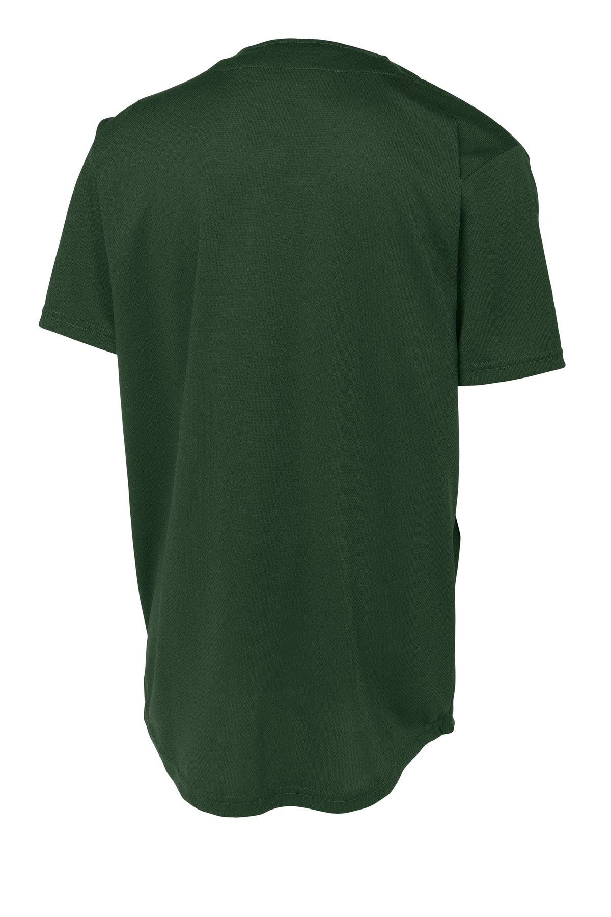 Unisex PosiCharge Tough Mesh Full-Button Jersey - Forest Green