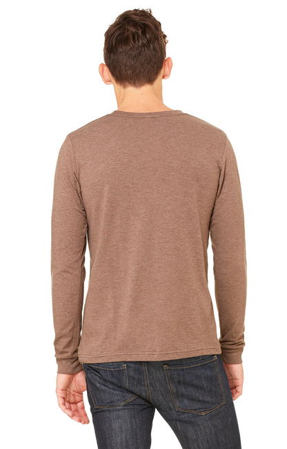 Unisex Jersey Long-Sleeve T-Shirt - Heather Brown