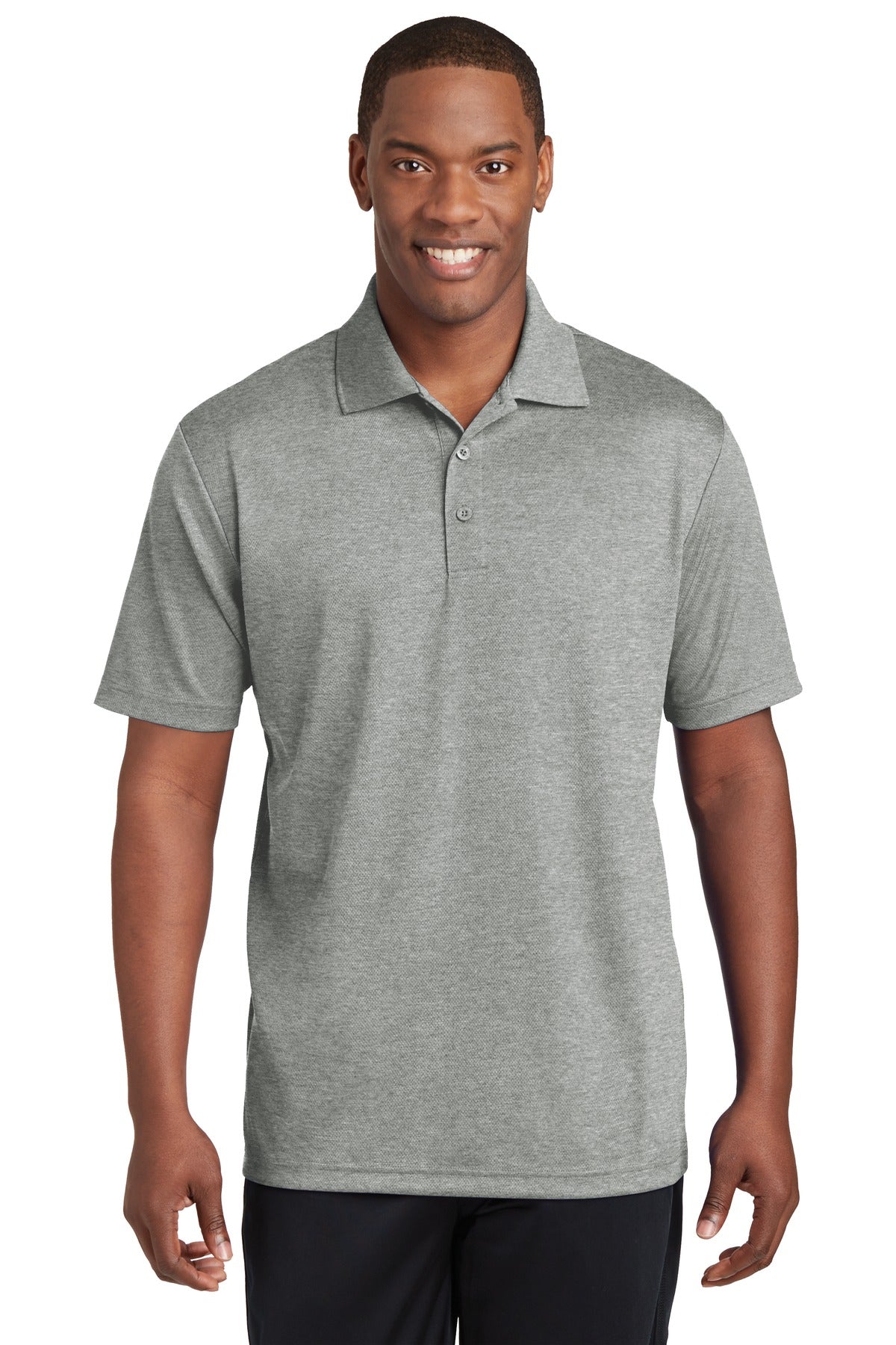 Men's PosiCharge RacerMesh Polo - Gray Heather