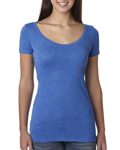 Women's Triblend Scoop - Vintage Royal