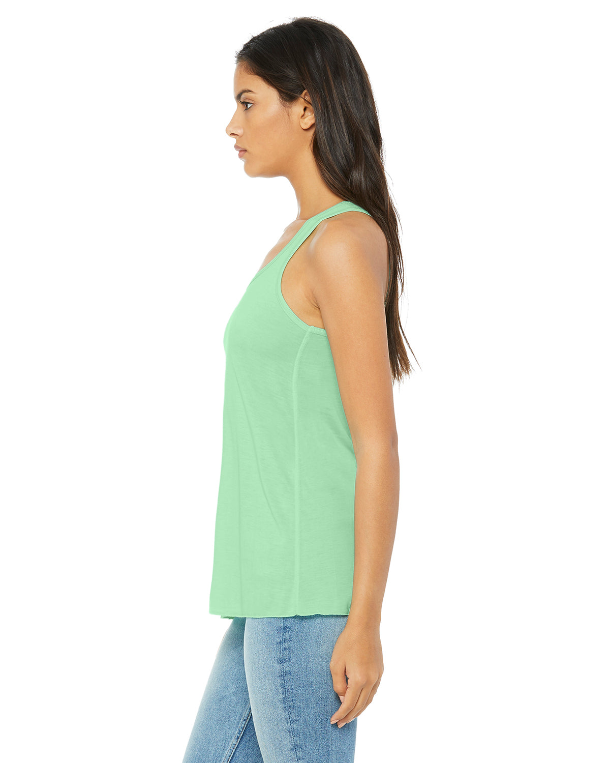 Women's Flowy Racerback Tank - Mint
