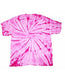 Tie-Dye CD101 - Unisex 100% Cotton Spider T-Shirt - Flamingo