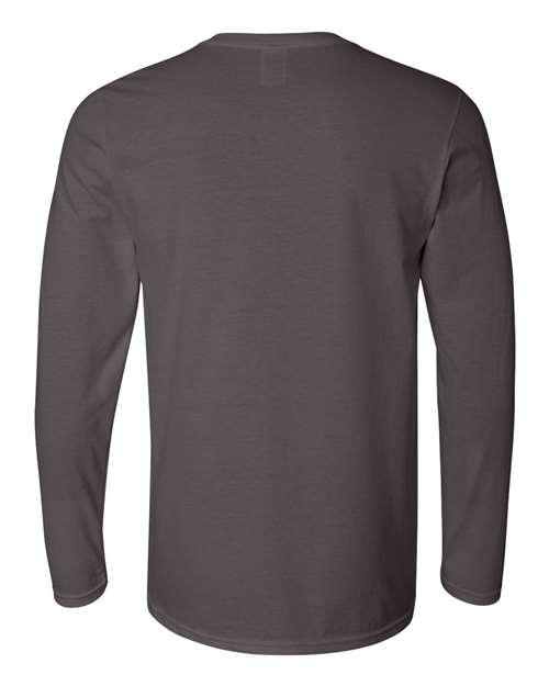 Gildan 64400 Charcoal — back
