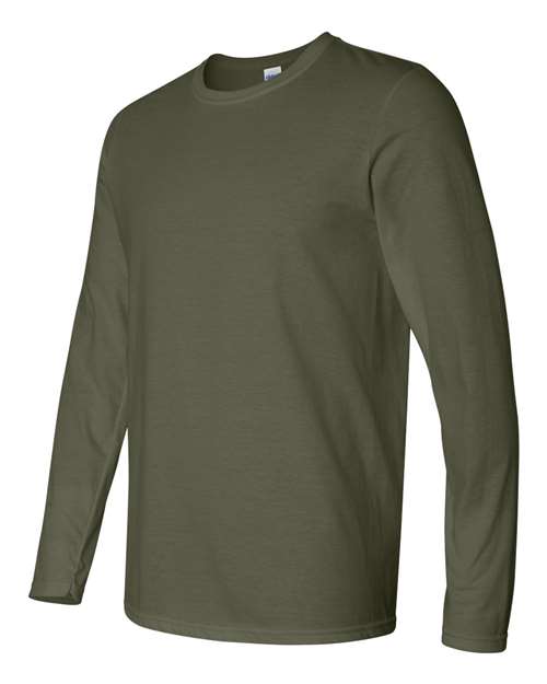 Gildan 64400 Military Green — side